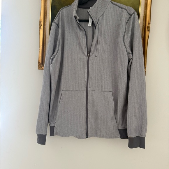 Lululemon Athletica Gray Herringbone Jacket - Picture 9 of 9